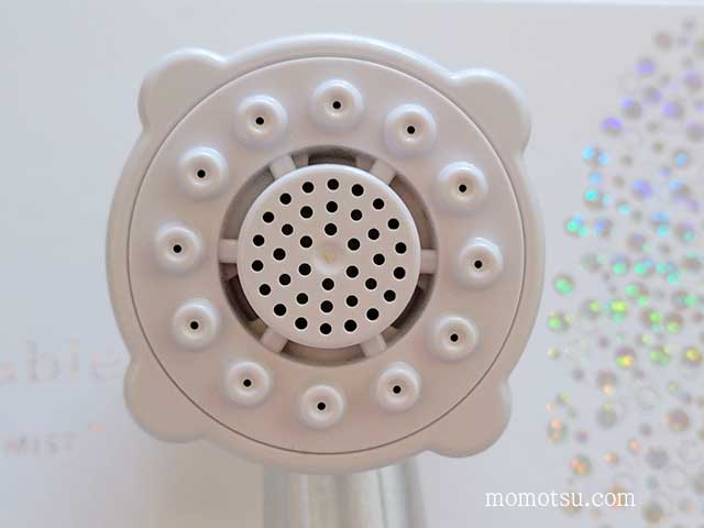 ミラブルプラスを分解洗浄した後のシャワーヘッド