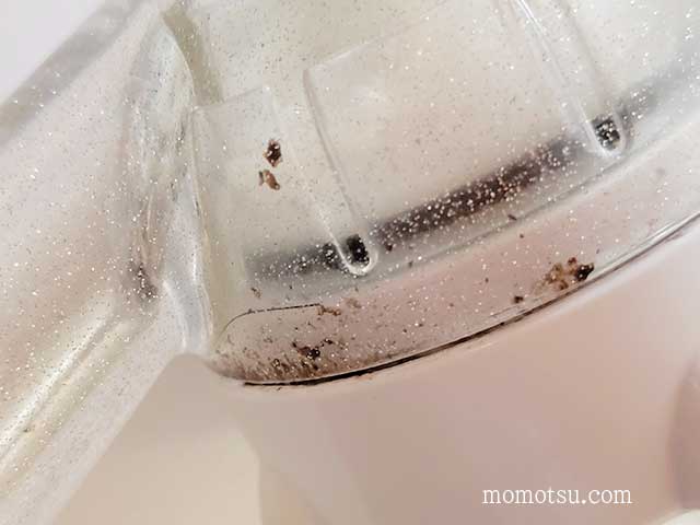 ミラブルプラスを分解洗浄する前のシャワーヘッド