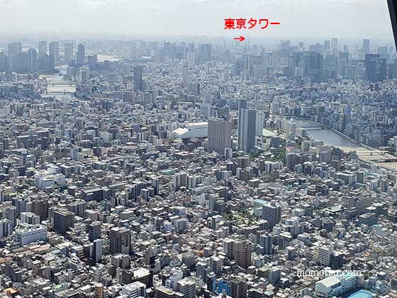 東京スカイツリー天望デッキからの風景