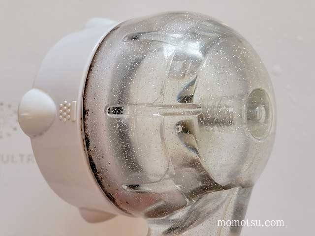 ミラブルプラスを分解洗浄する前のシャワーヘッド